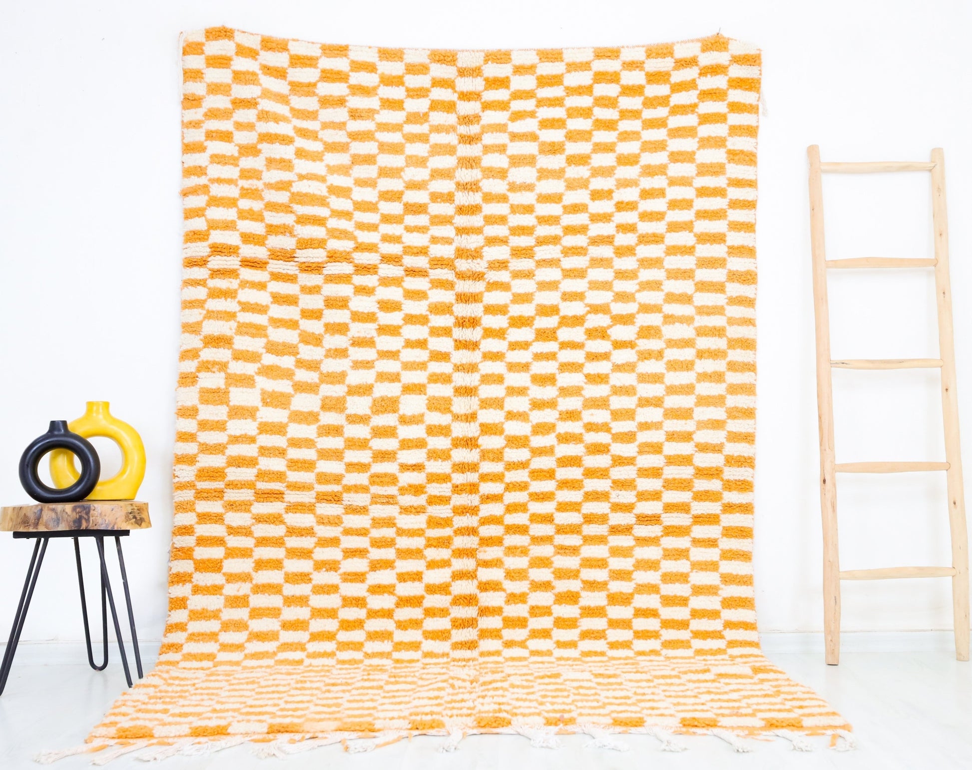 Beccha Moroccan Checkered Rug 5'5" x 8'5" - TrendAura
