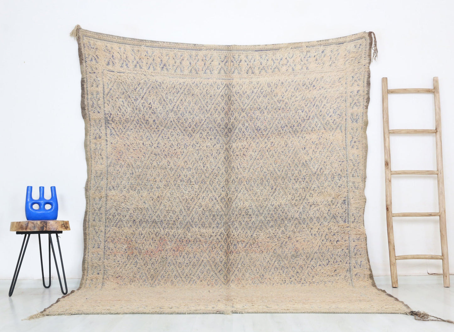 Dunna Vintage Moroccan Rug  6'6" x 8'4" - TrendAura