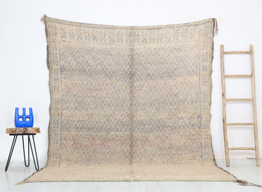 Dunna Vintage Moroccan Rug  6'6" x 8'4" - TrendAura