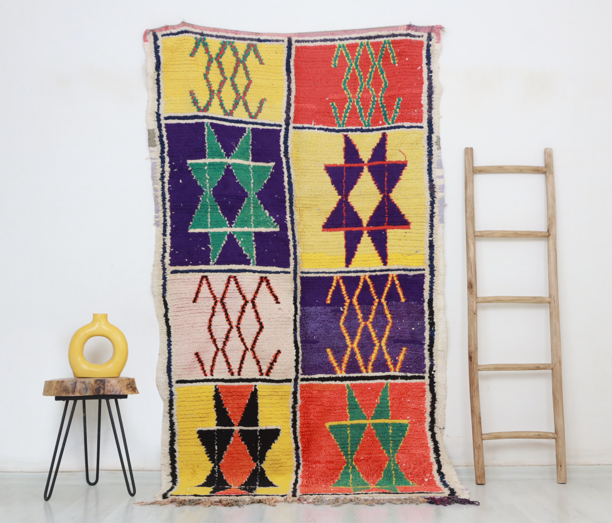 Alehyan  Moroccan Rug 4'4" x 7'8" - TrendAura
