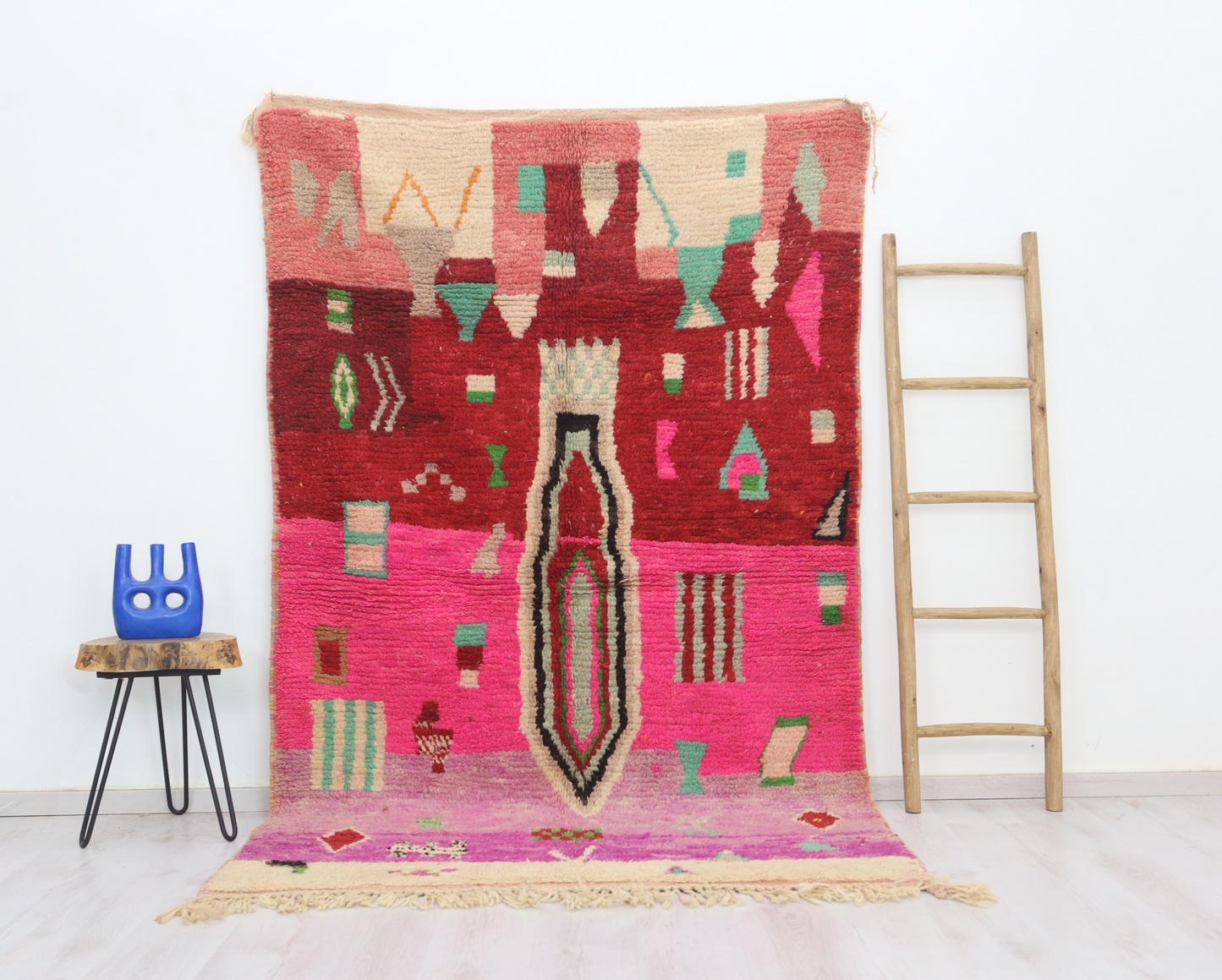 Awragh Moroccan Rug 5'2" x 8'2" - TrendAura