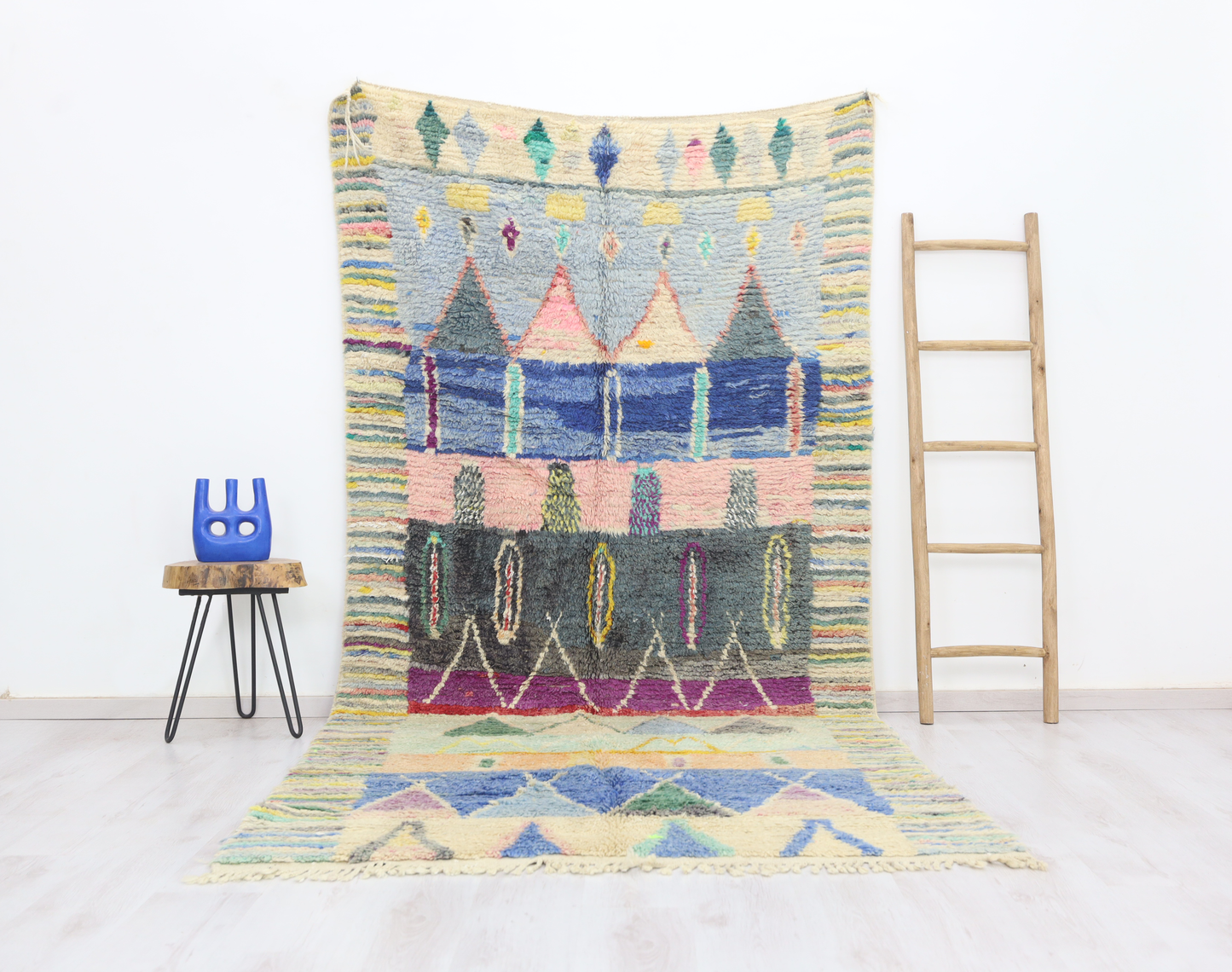 Tazemmurt Moroccan Rug 5'2" x 10'5" - TrendAura