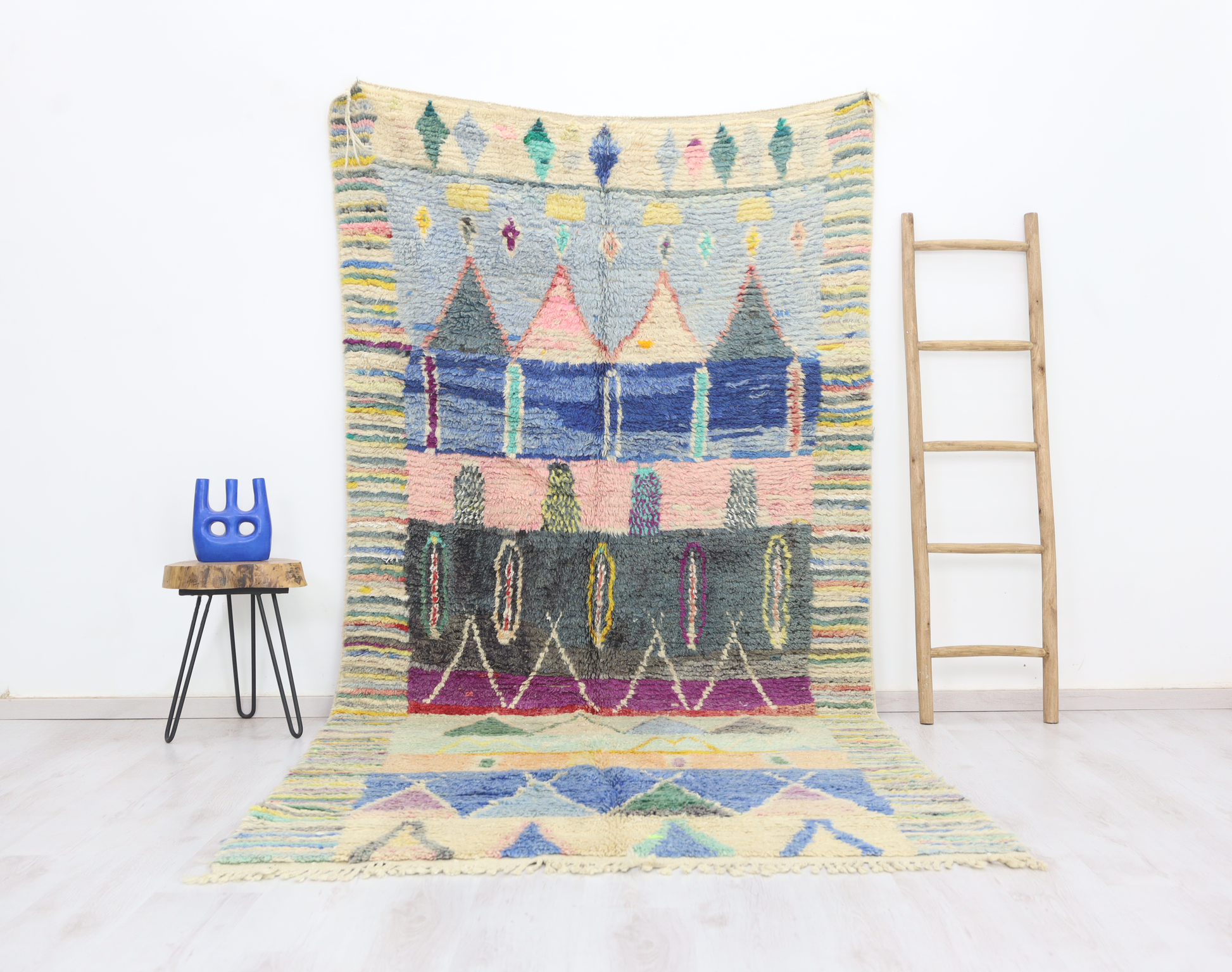 Tazemmurt Moroccan Rug 5'2" x 10'5" - TrendAura