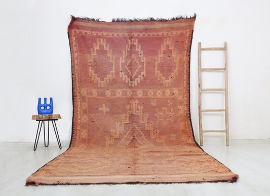 Asafu Vintage Moroccan Rug  5'4" x 12'3" - TrendAura