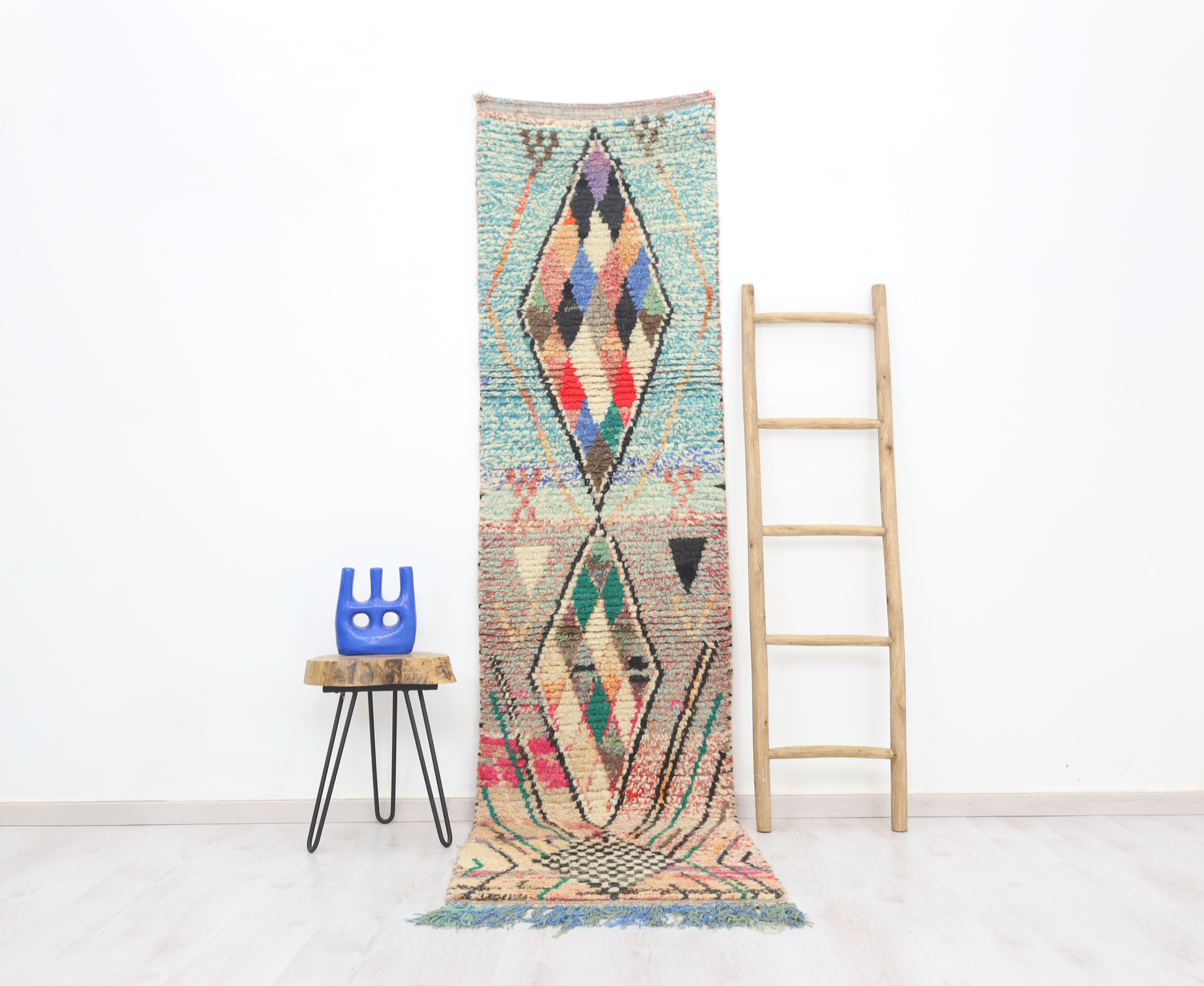 Tizya Moroccan Rug 2'4" x 9'1" - TrendAura