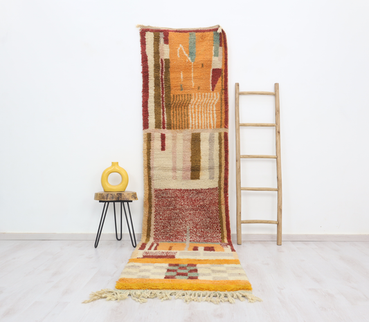 Amanar Moroccan Rug 2'8" x 11'2" - TrendAura