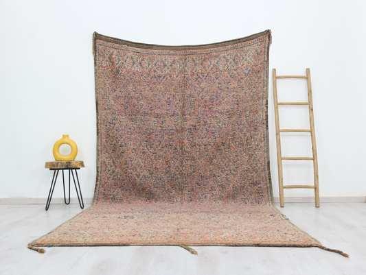 Imru Vintage Moroccan Rug 6'2" x10'7" - TrendAura
