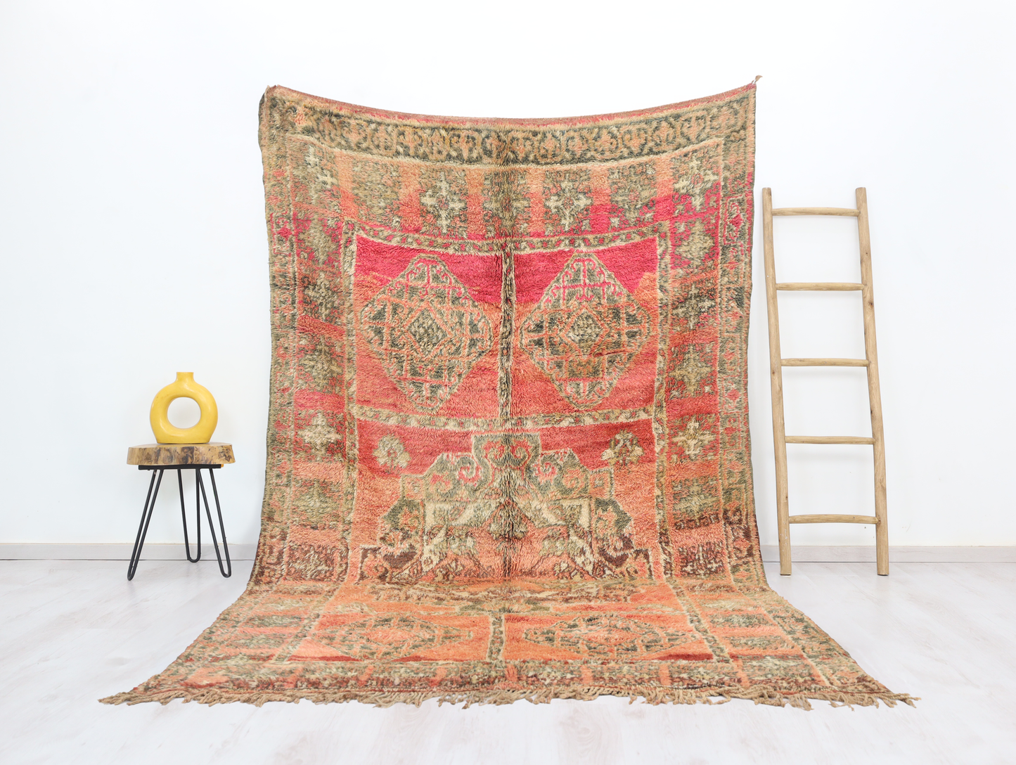 Tayda Vintage Moroccan Rug 6'3" x10'3" - TrendAura