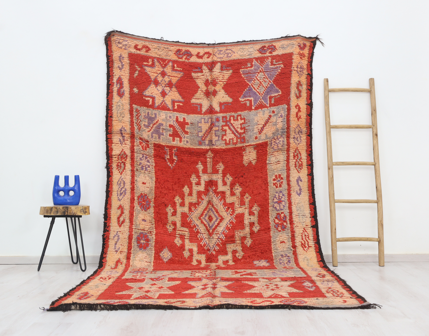 Talaya Vintage Moroccan Rug 5'6" x10'1" - TrendAura