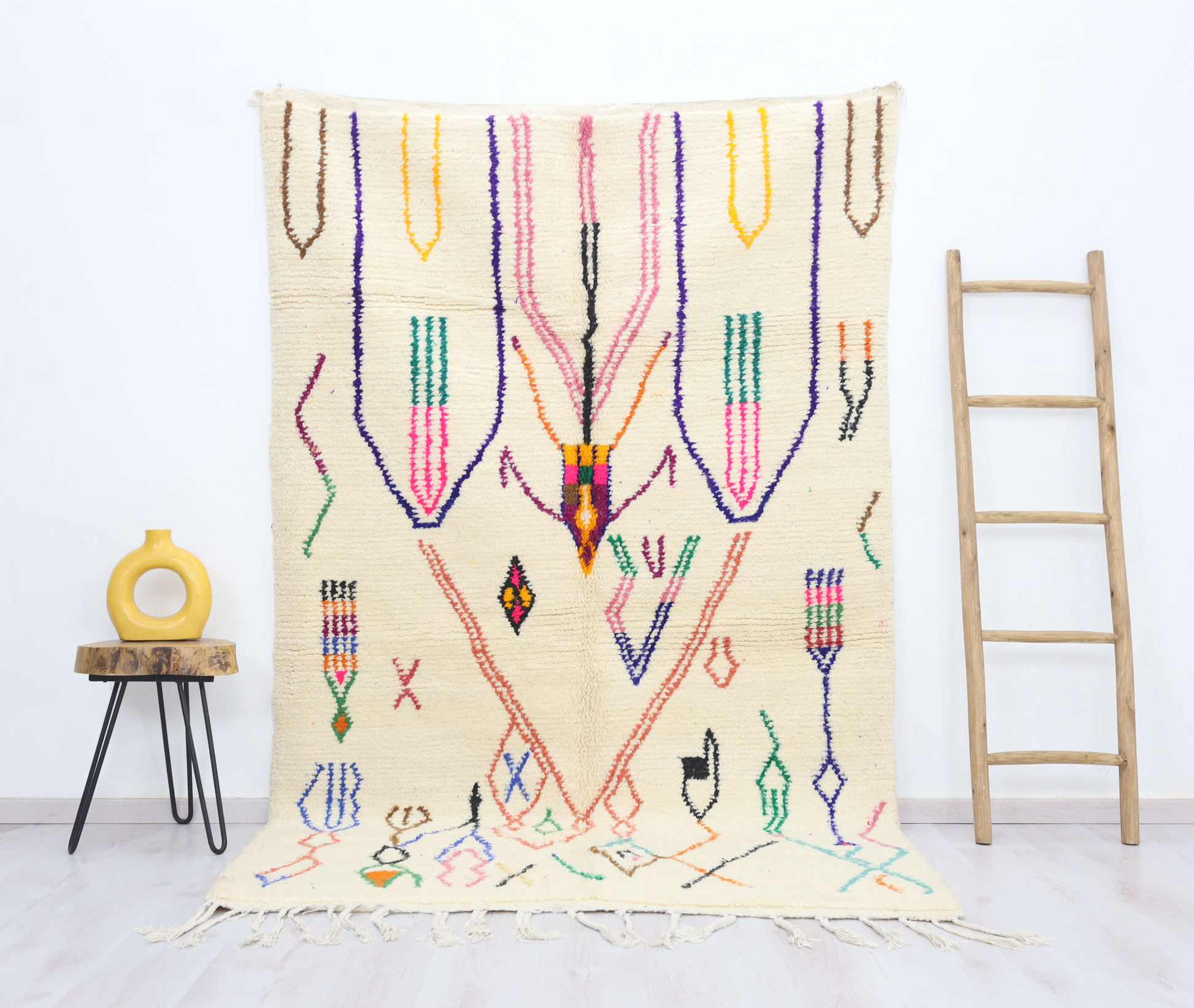 Illi Moroccan Rug 5'2" x 8'3" - TrendAura