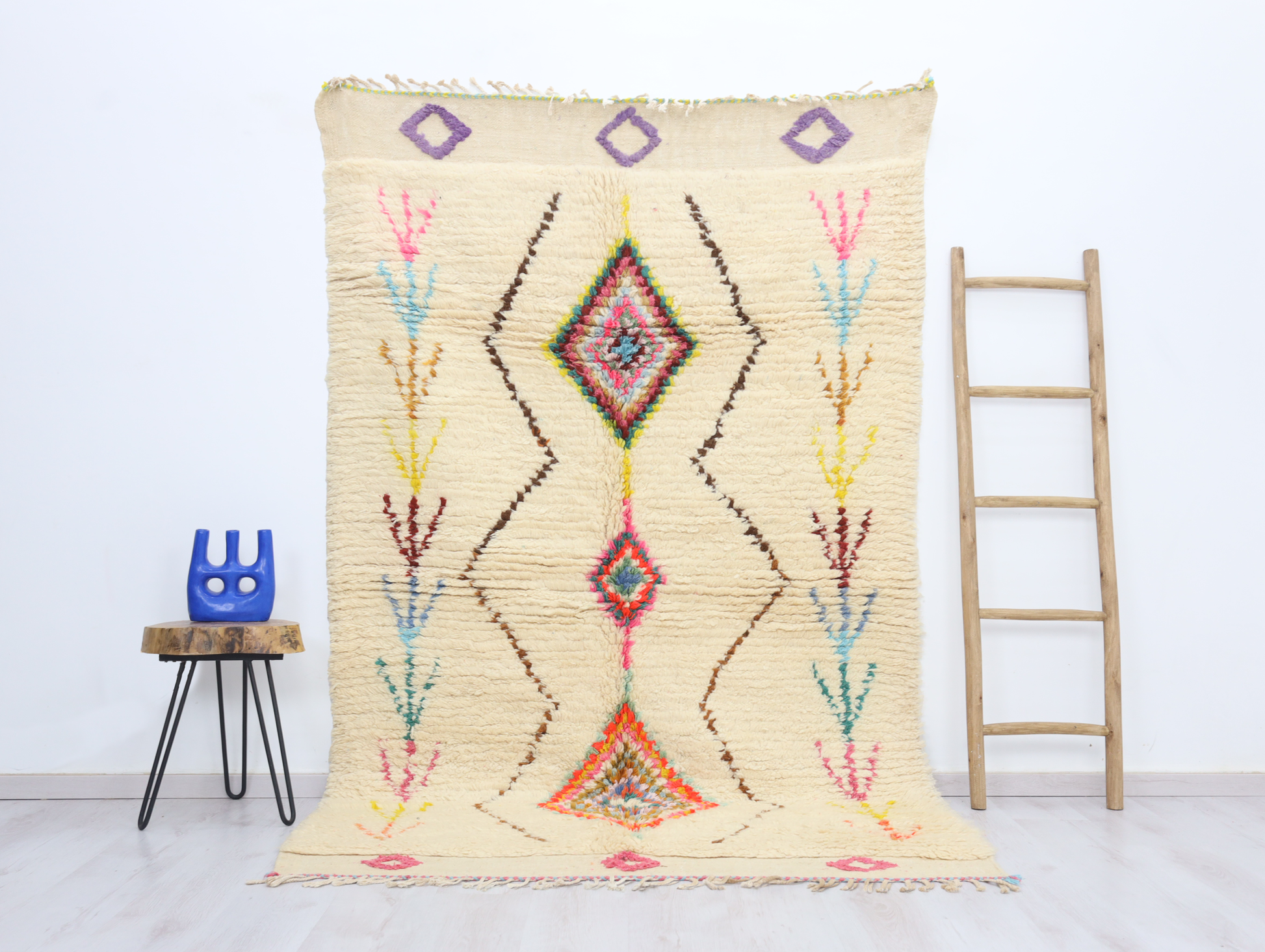 Amghar Moroccan Rug 5'1" x 8'3" - TrendAura