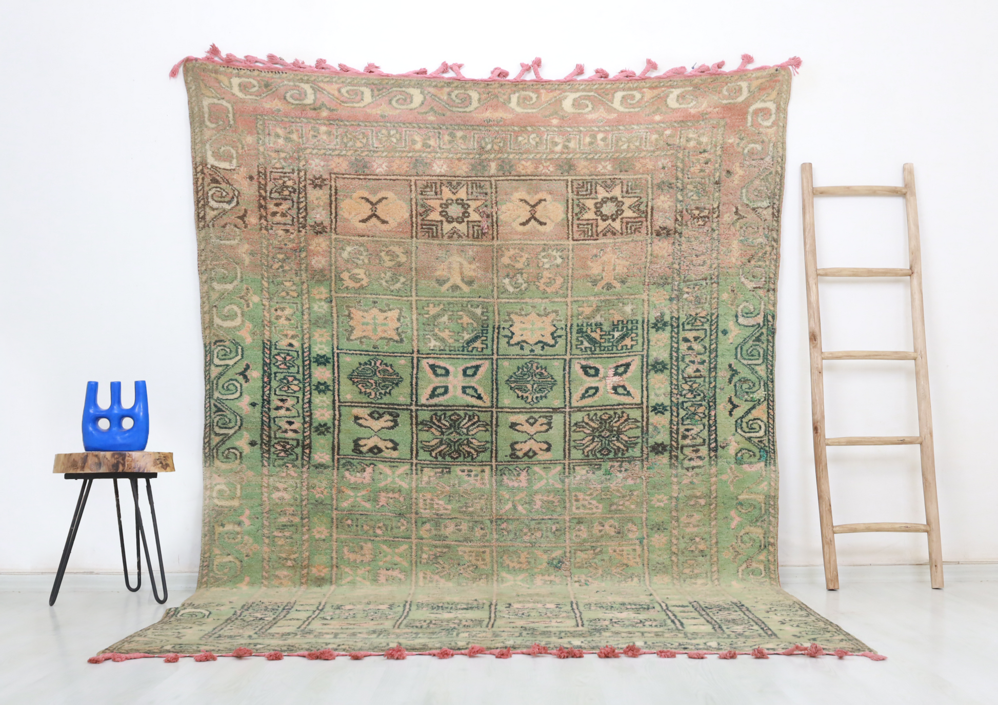 Abarug Vintage Moroccan Rug  6'3" x9'6" - TrendAura