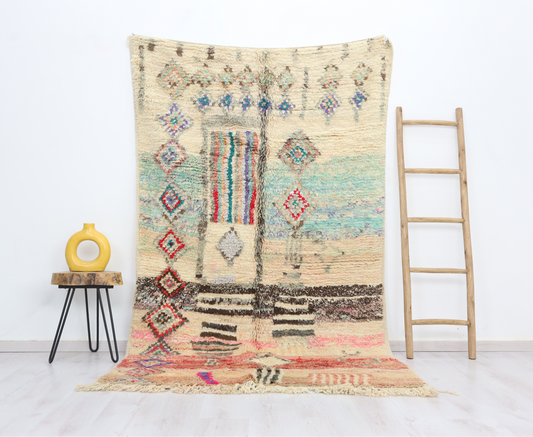Aphnda Moroccan Rug 4'9" x 8'3" - TrendAura
