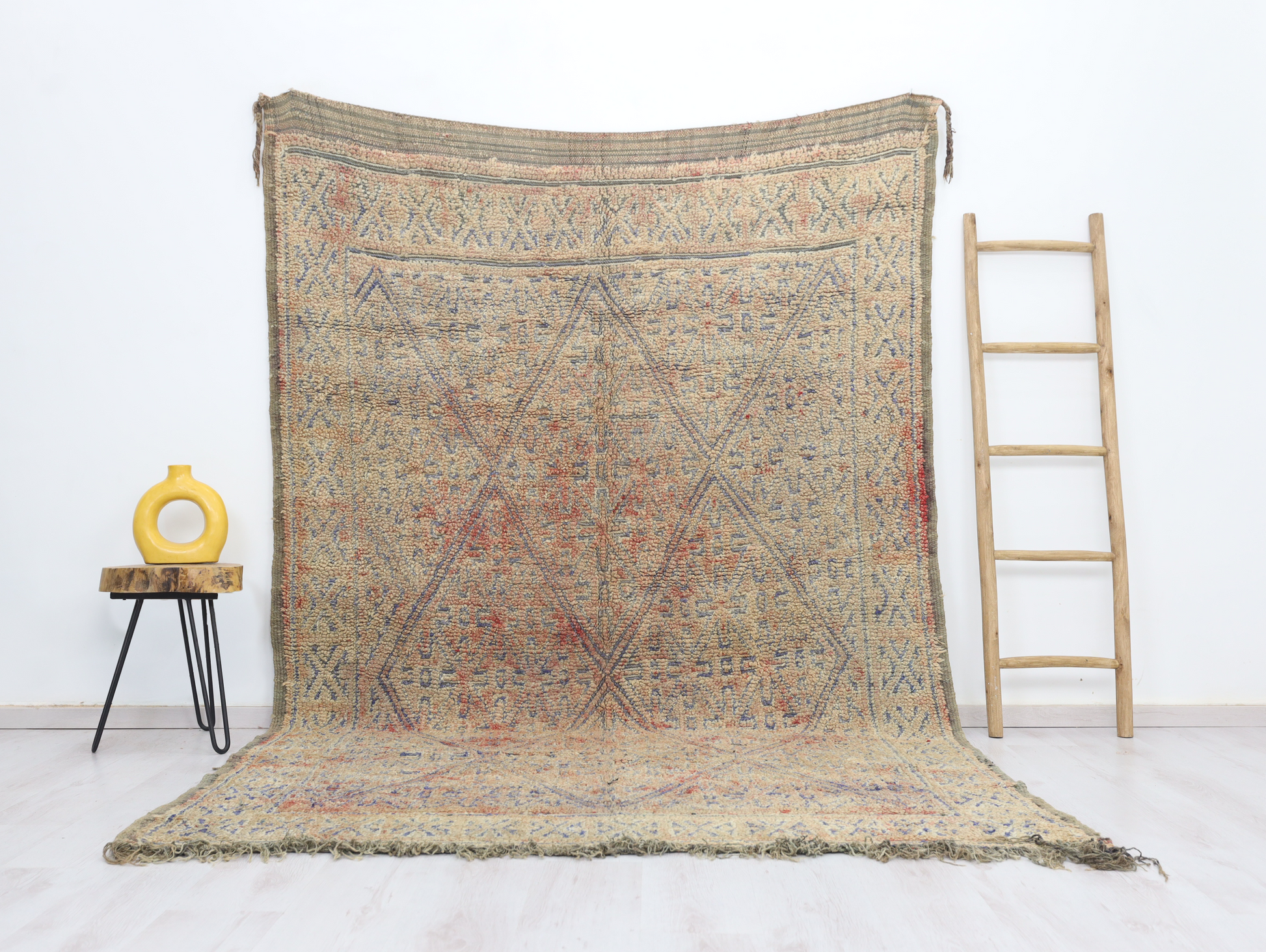 Taselkit Vintage Moroccan Rug 6'2" x9'7" - TrendAura