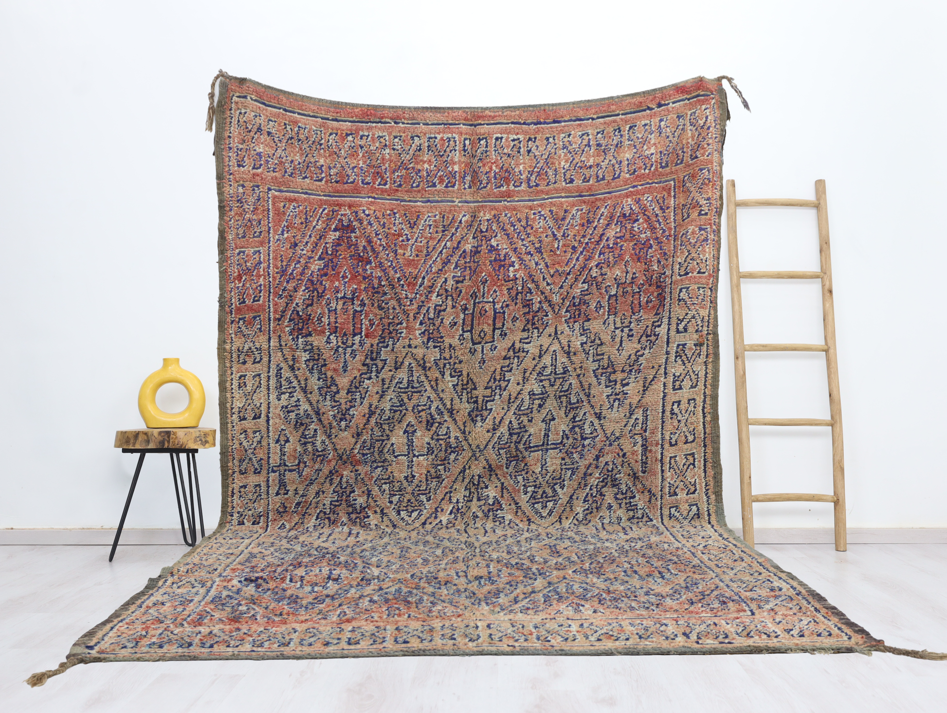 Aksilur Vintage Moroccan Rug  6'9" x 12'0" - TrendAura