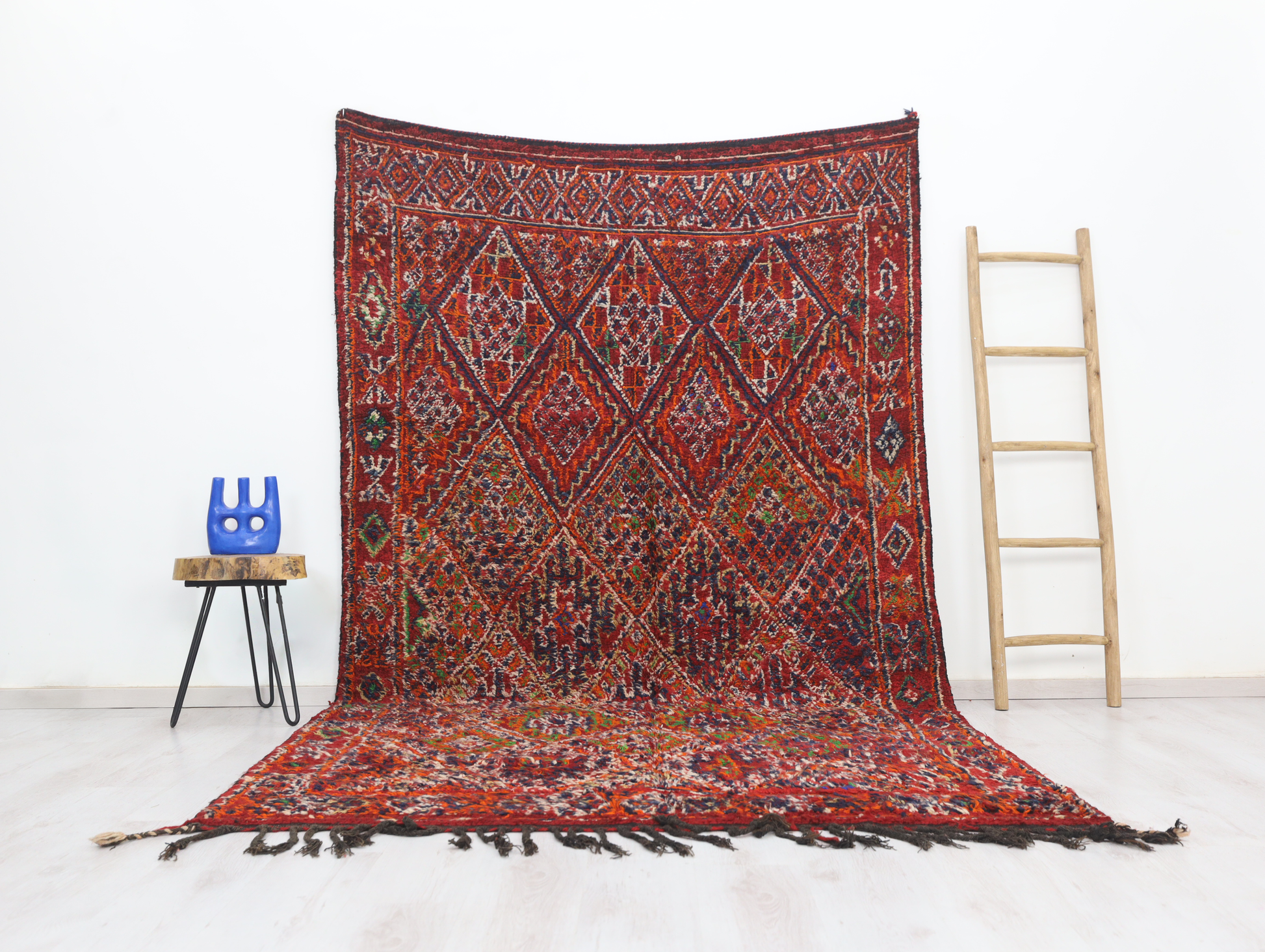 Amellalun Vintage Moroccan Rug  6'1" x 10'3" - TrendAura