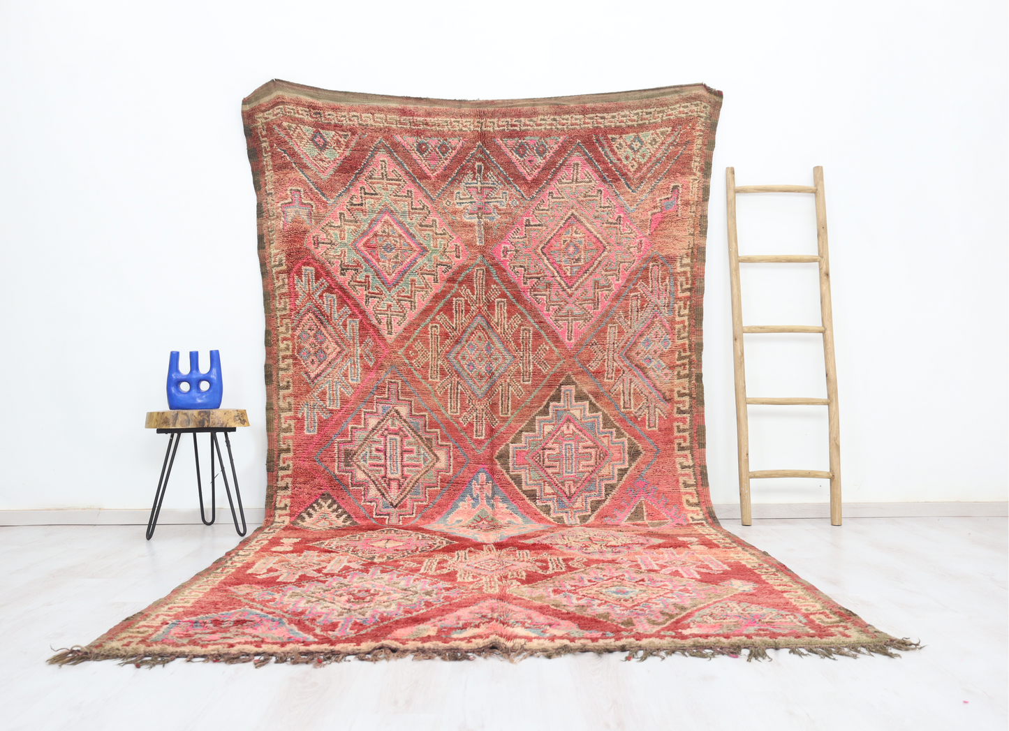 Amanar Vintage Moroccan Rug  6'0" x 11'8" - TrendAura