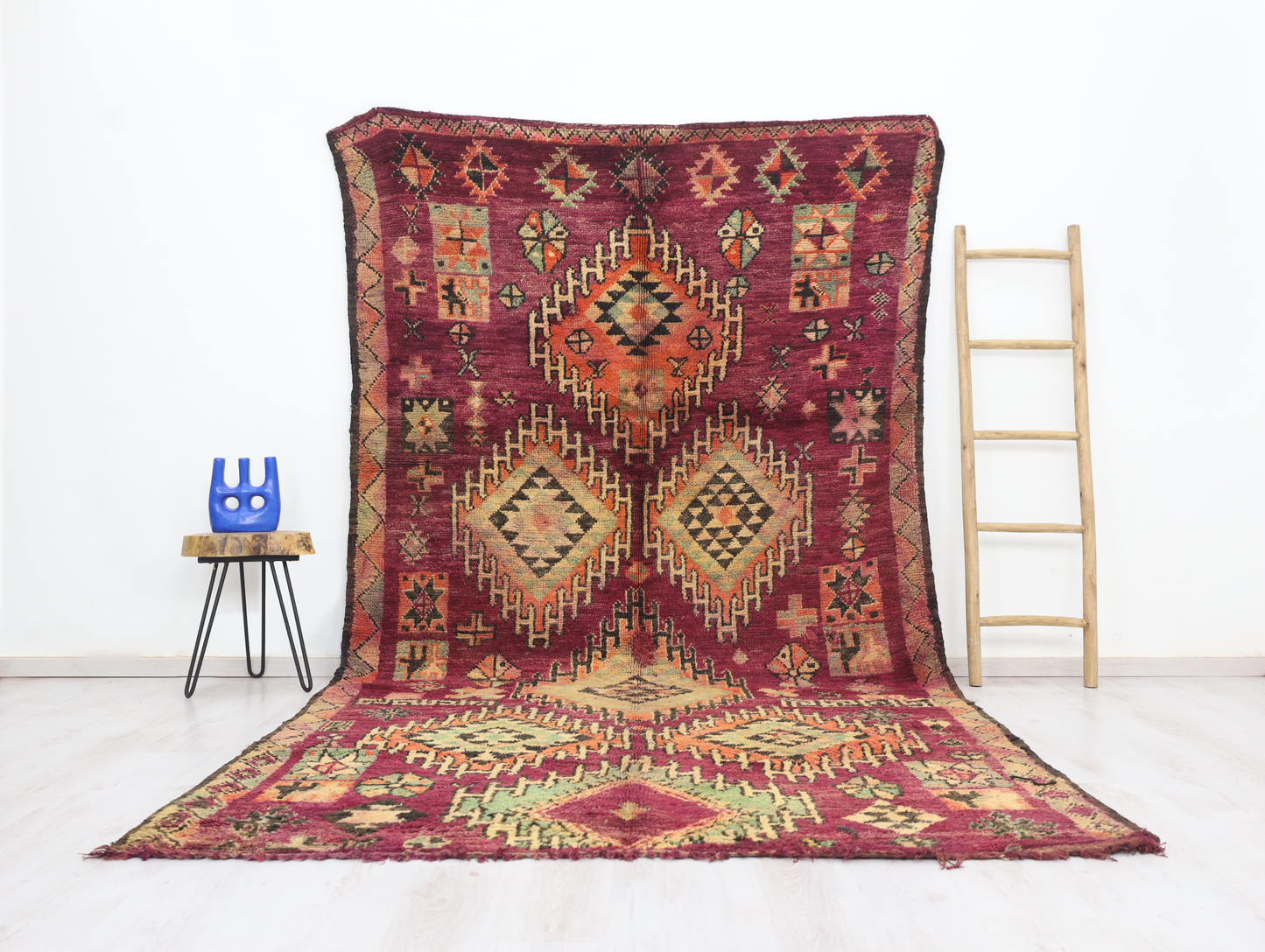 Tazrin Vintage Moroccan Rug  6'2" x 11'7" - TrendAura