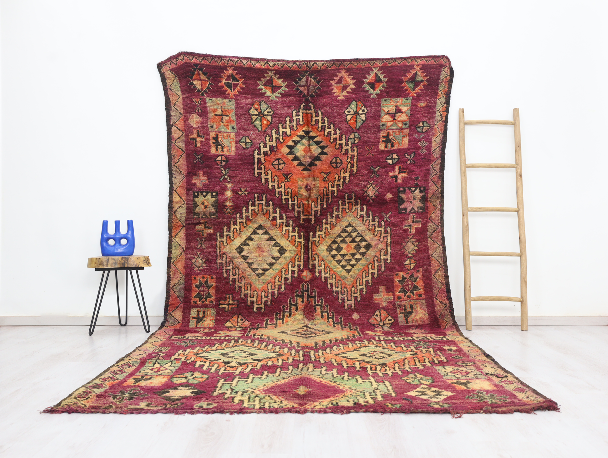 Tazrin Vintage Moroccan Rug  6'2" x 11'7" - TrendAura