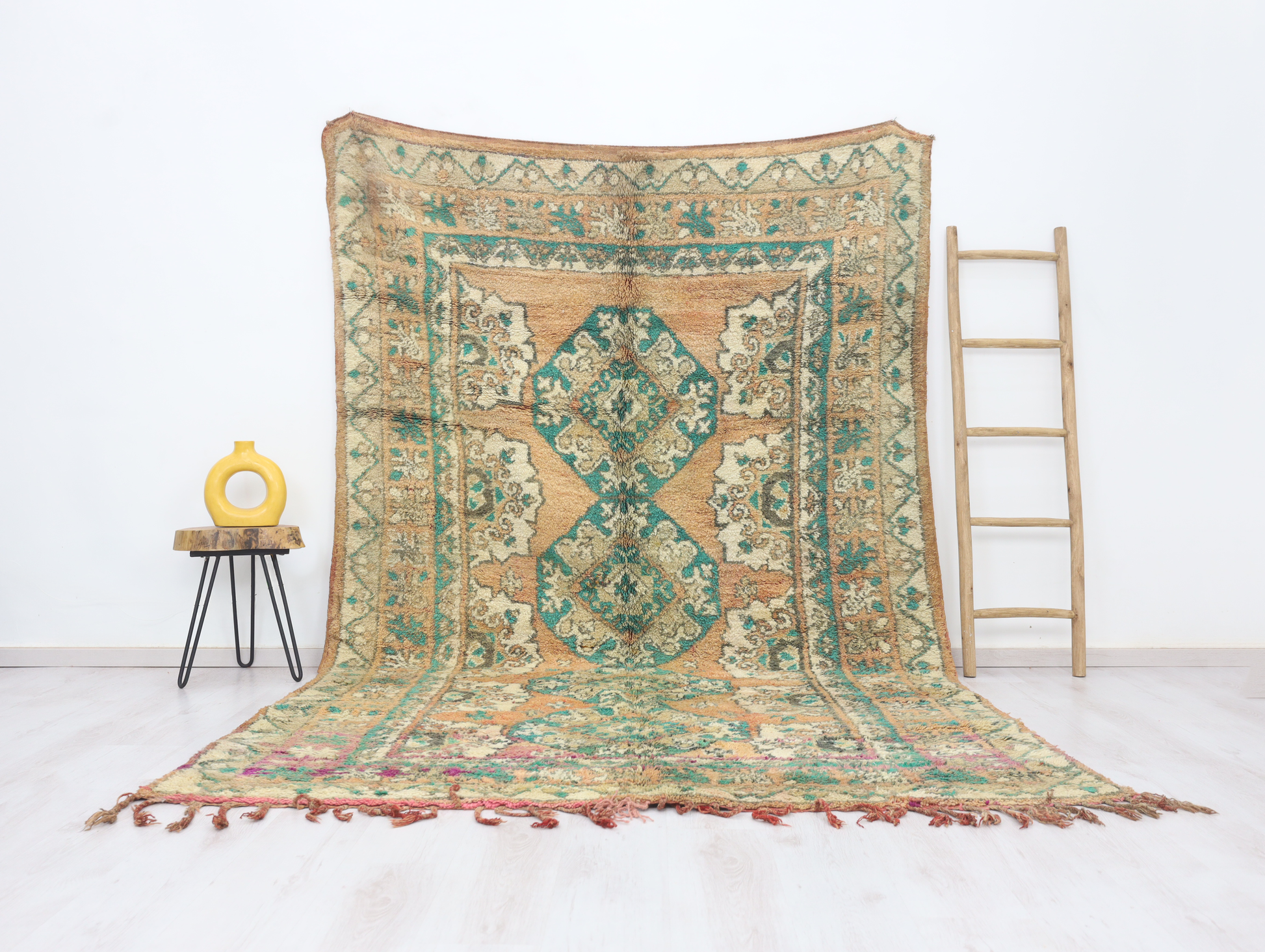 Azranis Vintage Moroccan Rug  6'6" x 10'7" - TrendAura