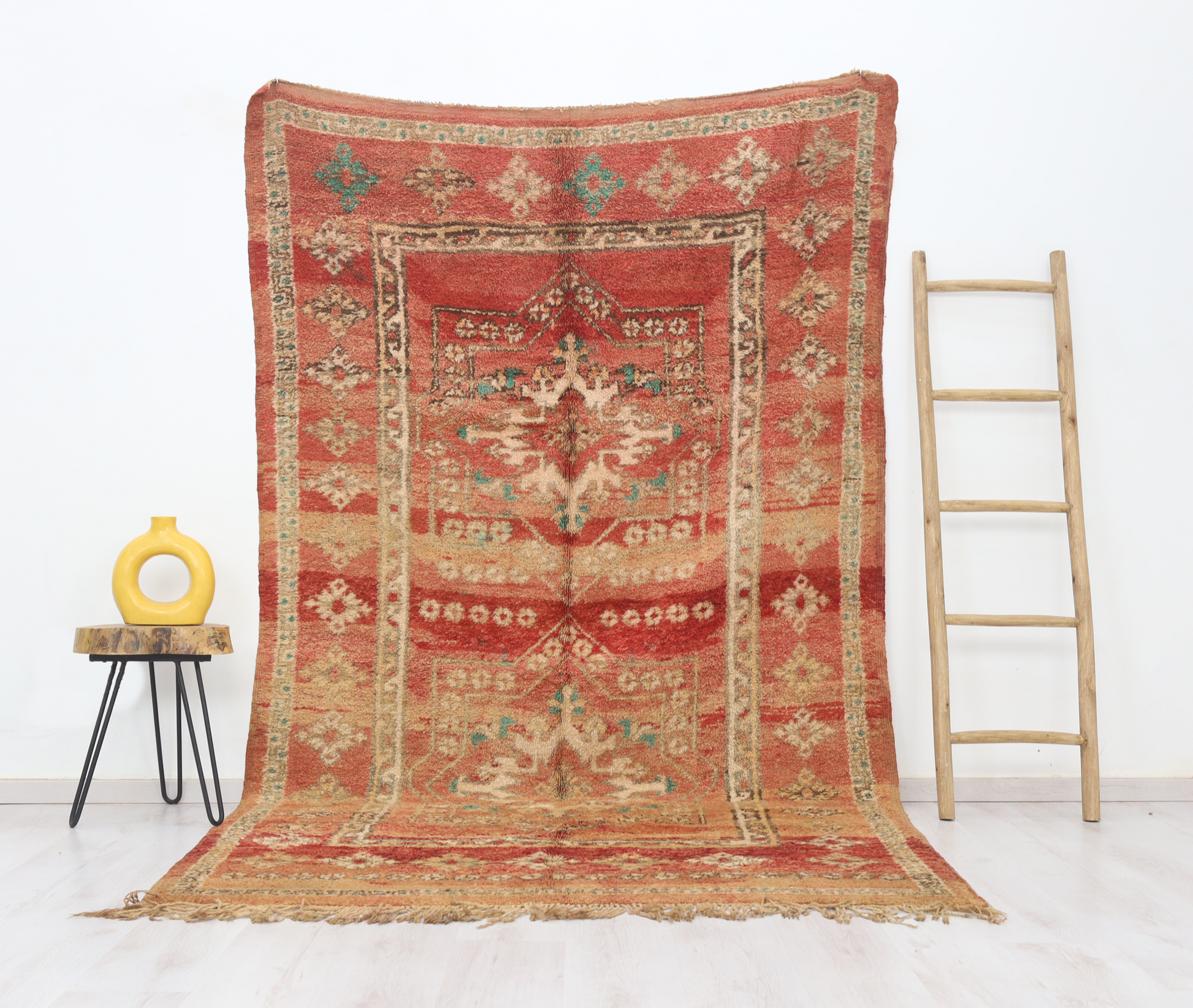 Talmun Vintage Moroccan Rug  5'4" x 9'4" - TrendAura