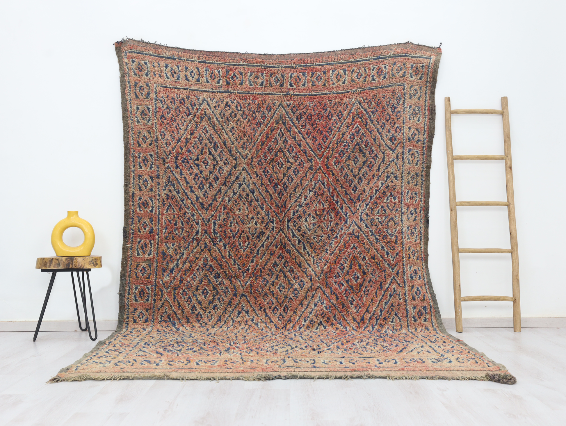 Anir Vintage Moroccan Rug  6'6" x 9'4" - TrendAura