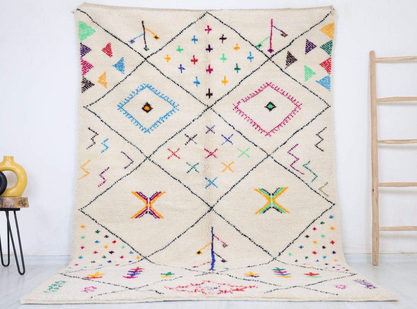 Tanir Beni Ourain Rug  5'8" x 8'9" - TrendAura