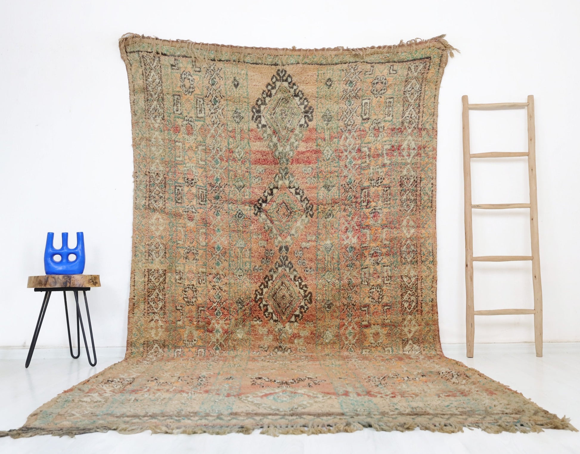Asmun Vintage Moroccan Rug  5'8" x 11'2" - TrendAura