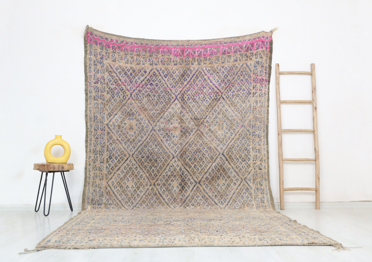 Tililla Vintage Moroccan Rug  6'2" x11'2" - TrendAura