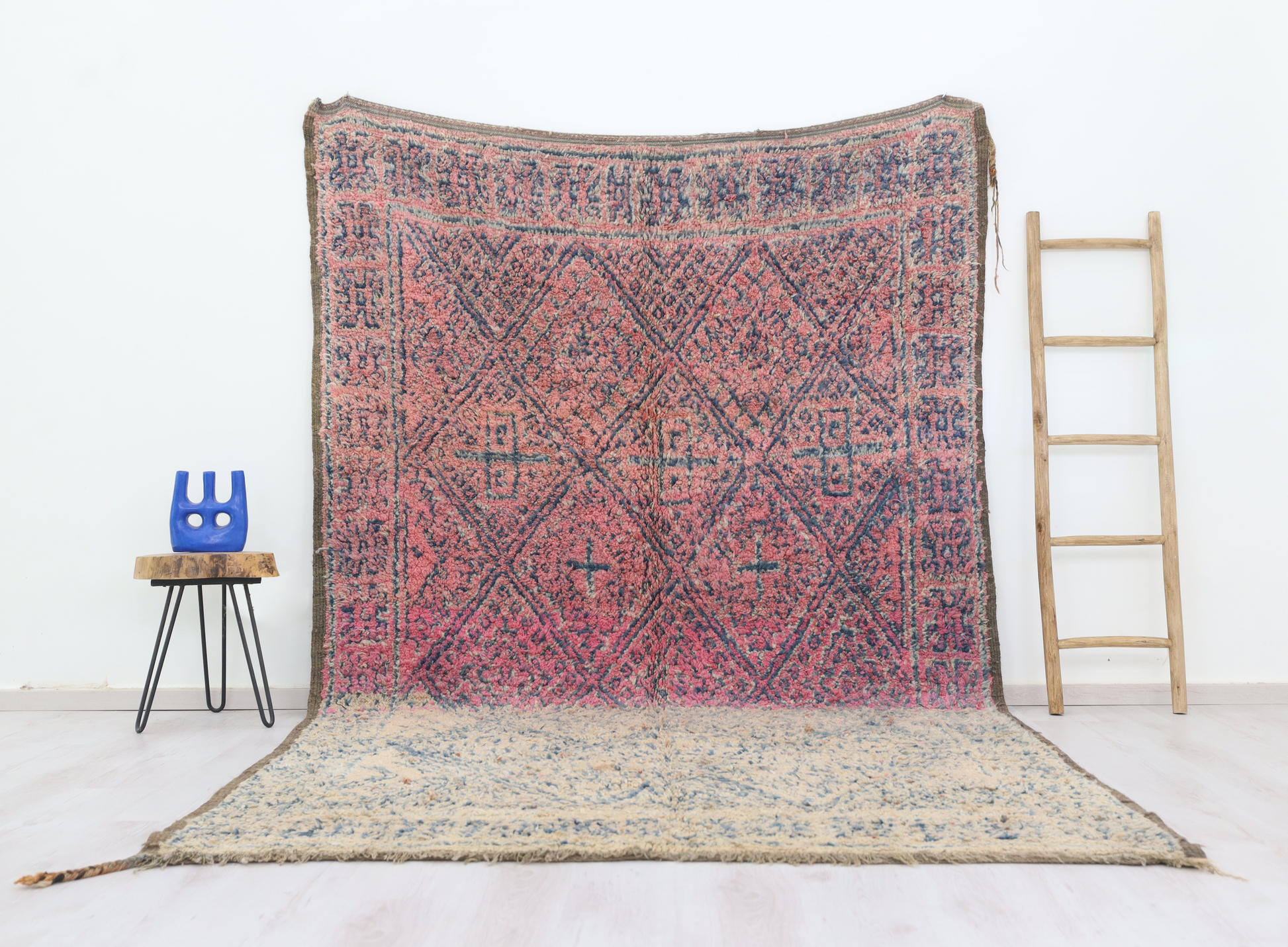 Imawen Vintage Moroccan Rug  6'5" x10'9" - TrendAura