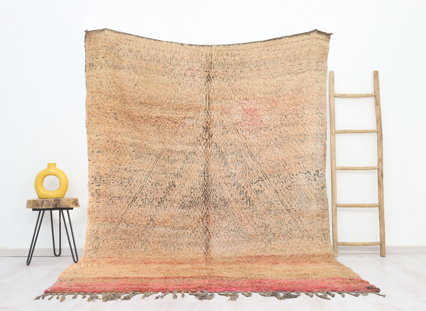 Akaram Vintage Moroccan Rug  6'9" x9'2" - TrendAura