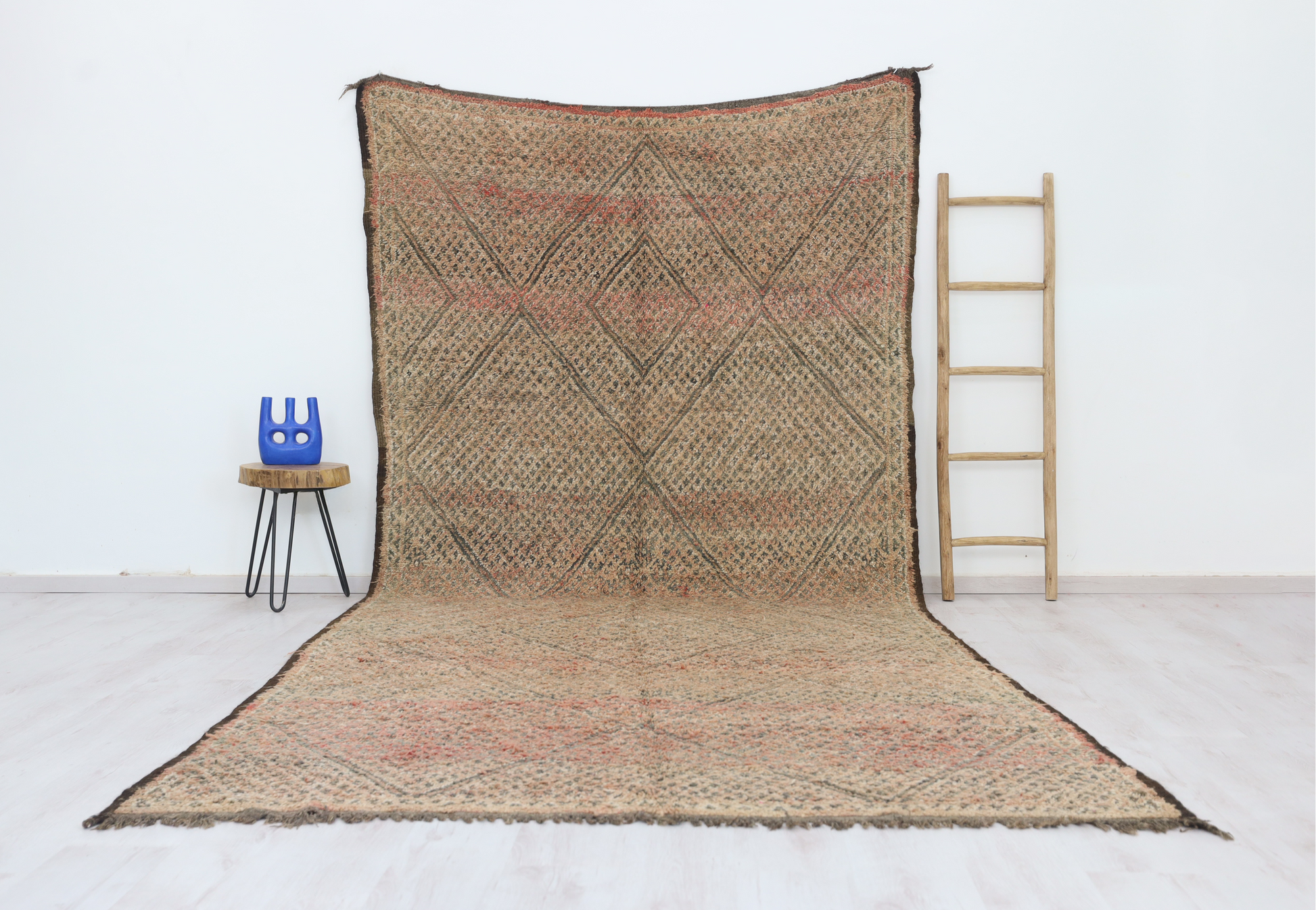 Aknas Vintage Moroccan Rug  6'2" x13'5" - TrendAura