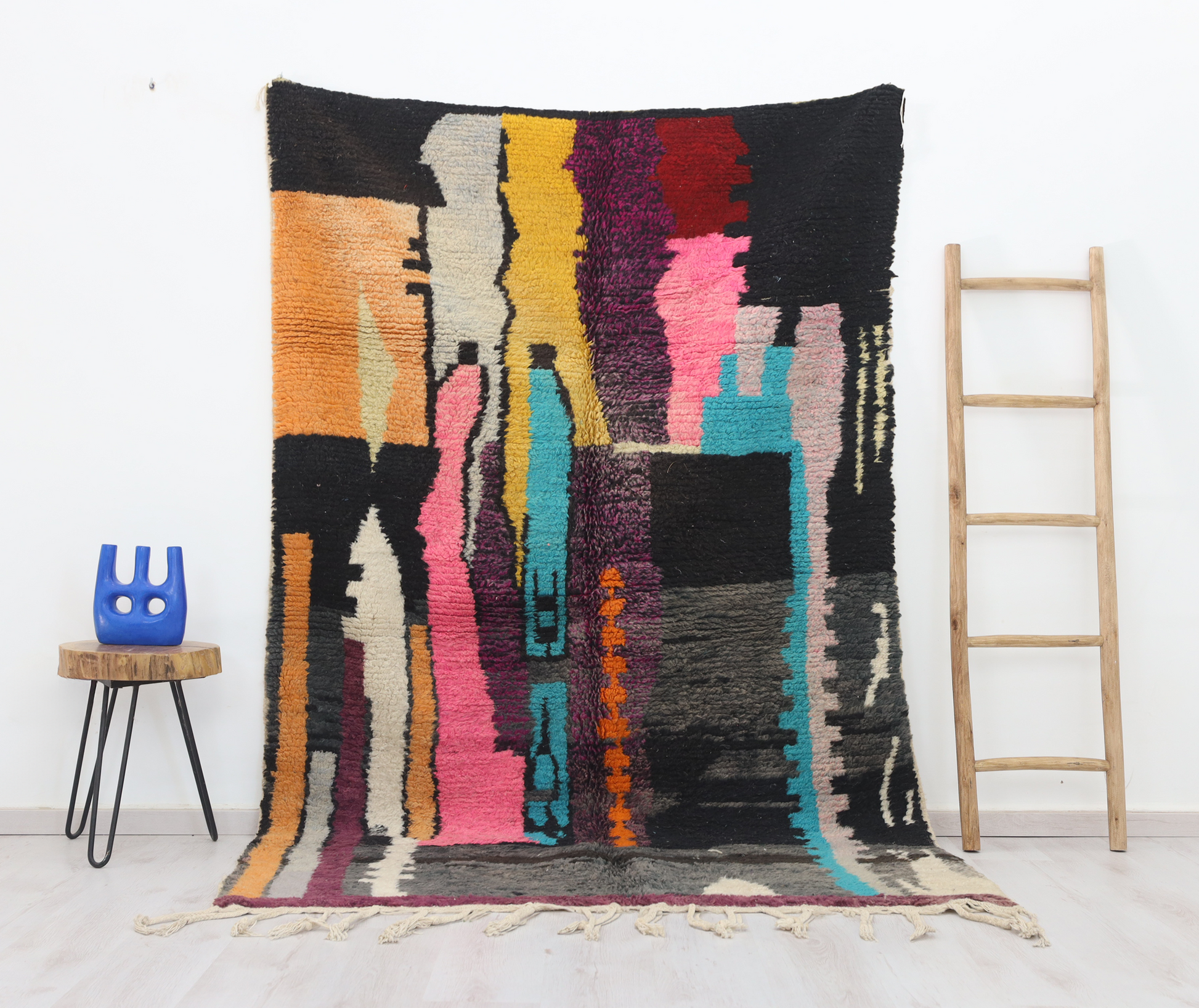 Asaru  Moroccan Rug 5'1" x 8'1" - TrendAura