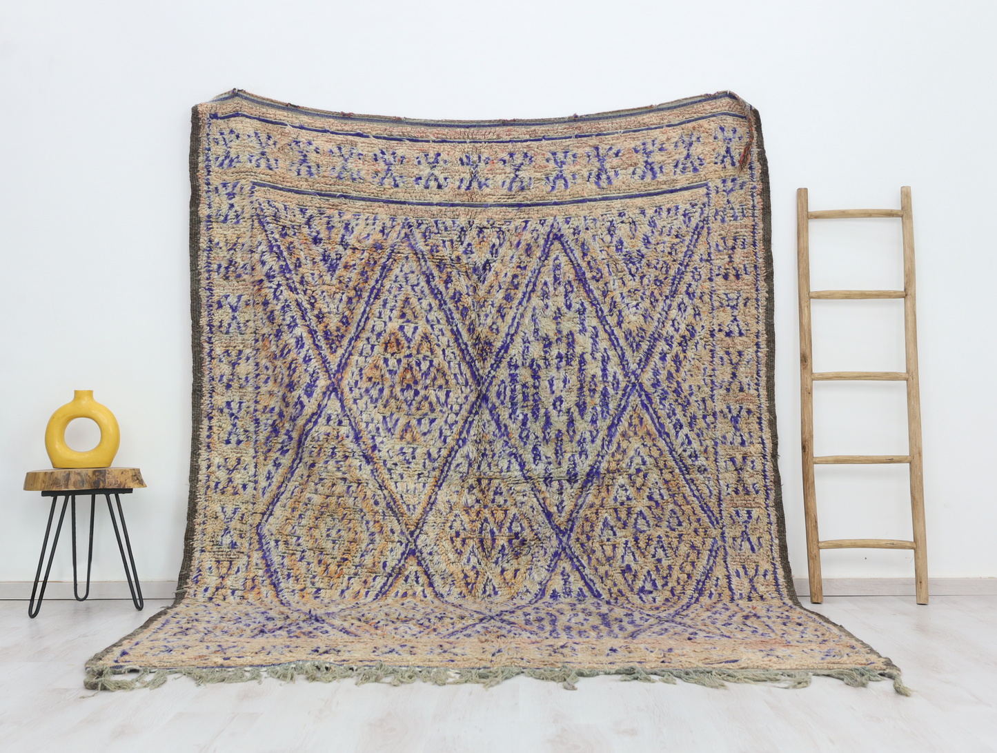 Tirza Vintage Moroccan Rug 7'1" x9'4" - TrendAura
