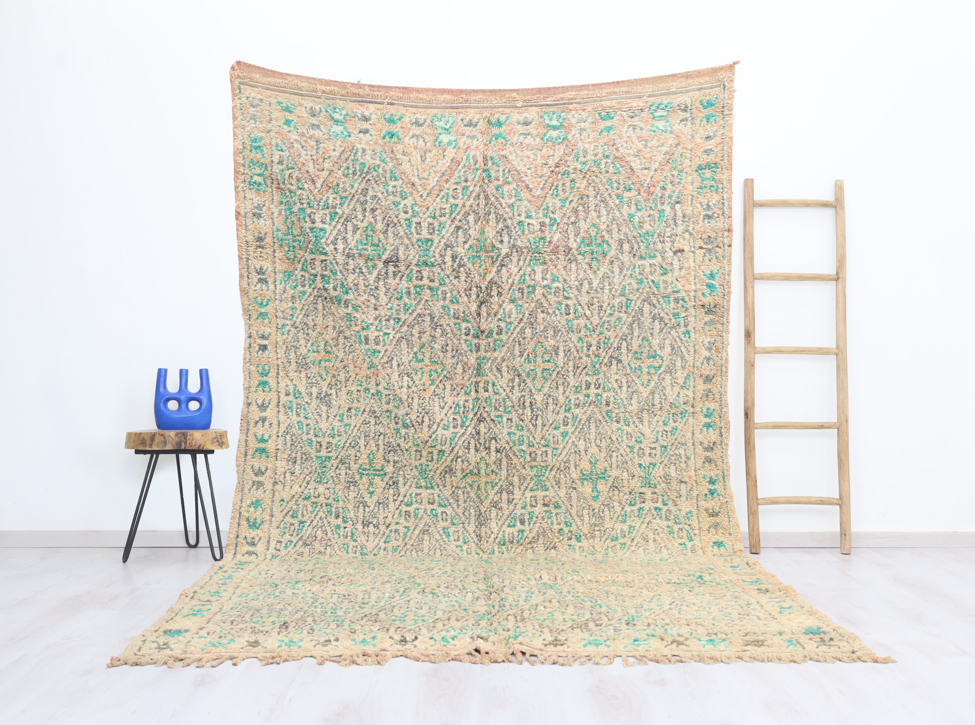 Tudert Vintage Moroccan Rug 6'0" x10'2" - TrendAura