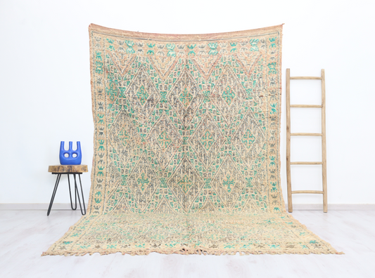 Tudert Vintage Moroccan Rug 6'0" x10'2" - TrendAura