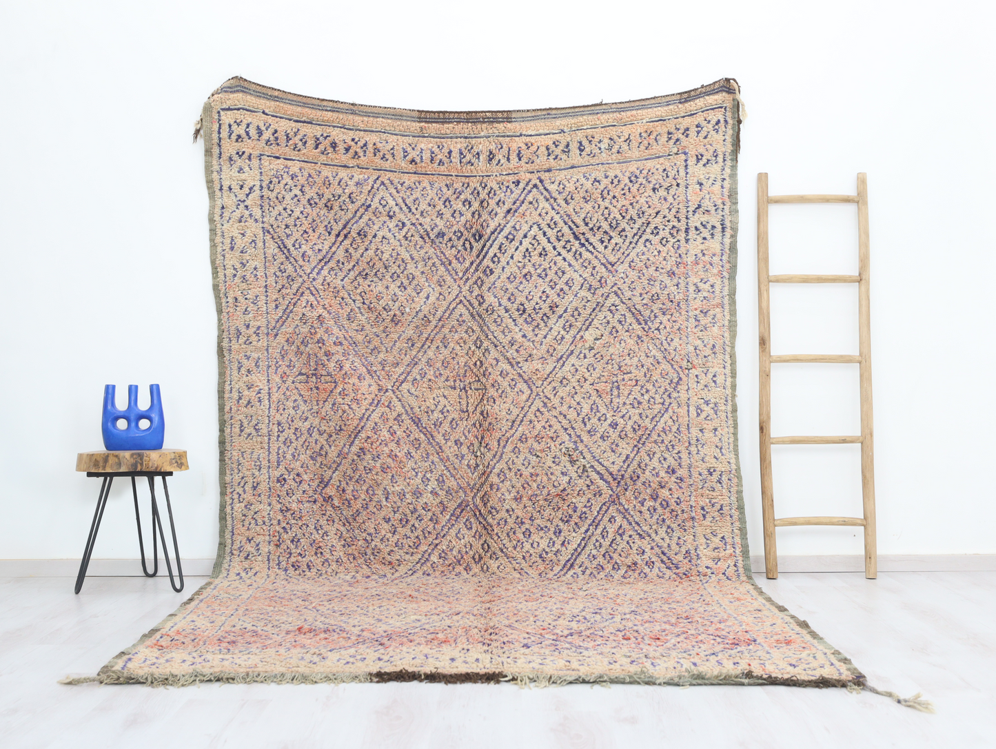 Tinehya Vintage Moroccan Rug 6'3" x10'2" - TrendAura