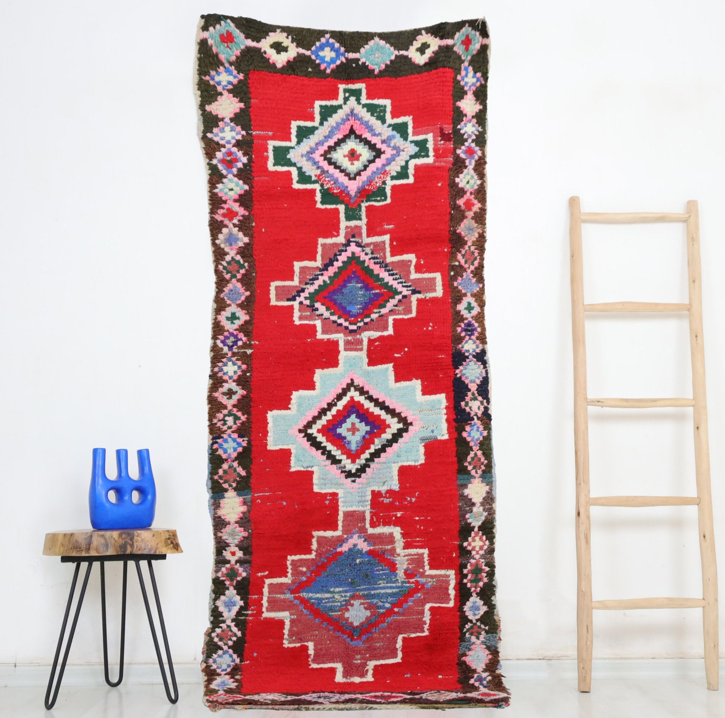 Fekkan  Moroccan Rug 2'7" x 7'4" - TrendAura