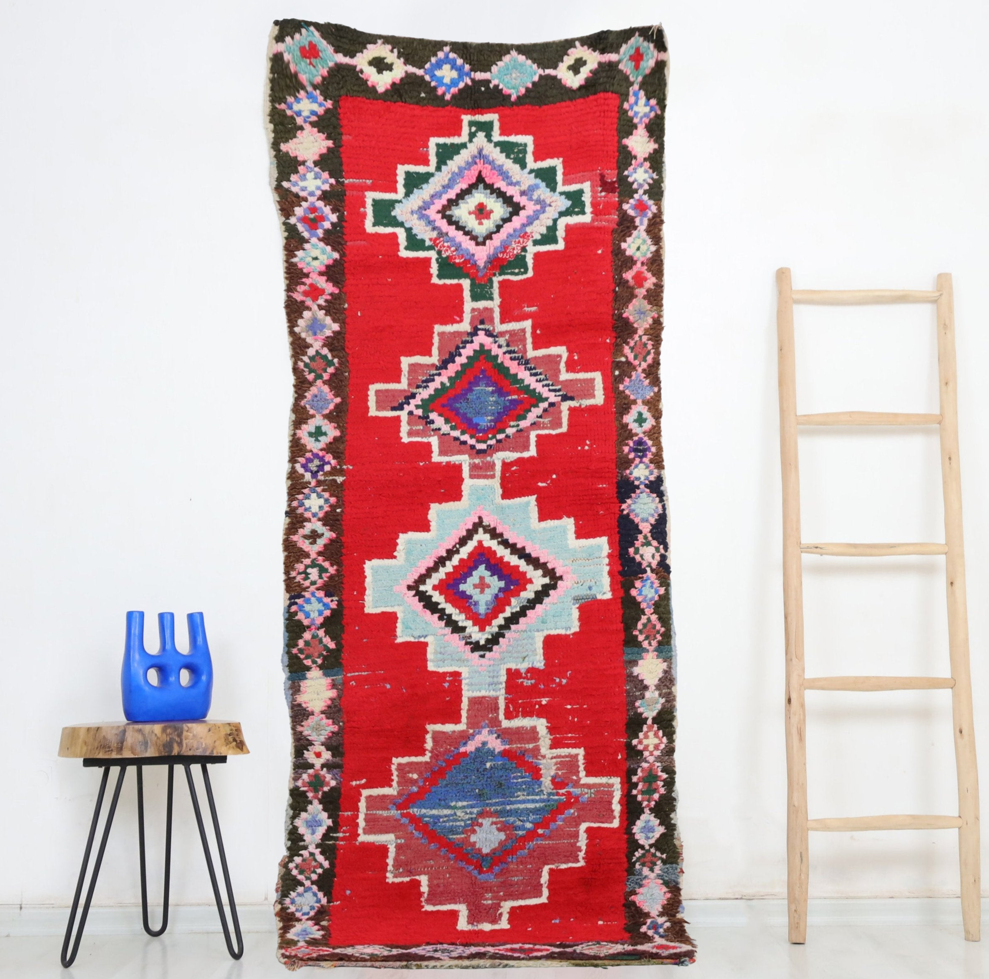 Fekkan  Moroccan Rug 2'7" x 7'4" - TrendAura