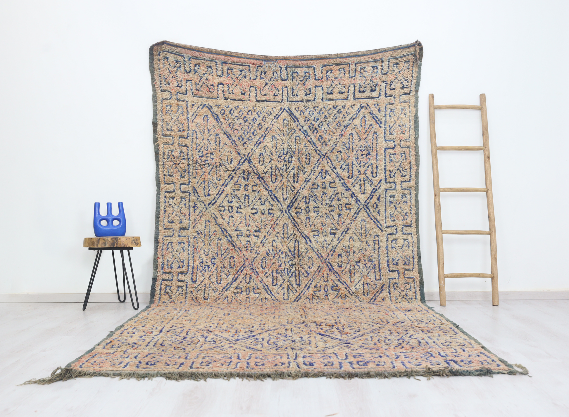 Yezana Vintage Moroccan Rug 6'2" x11'3" - TrendAura