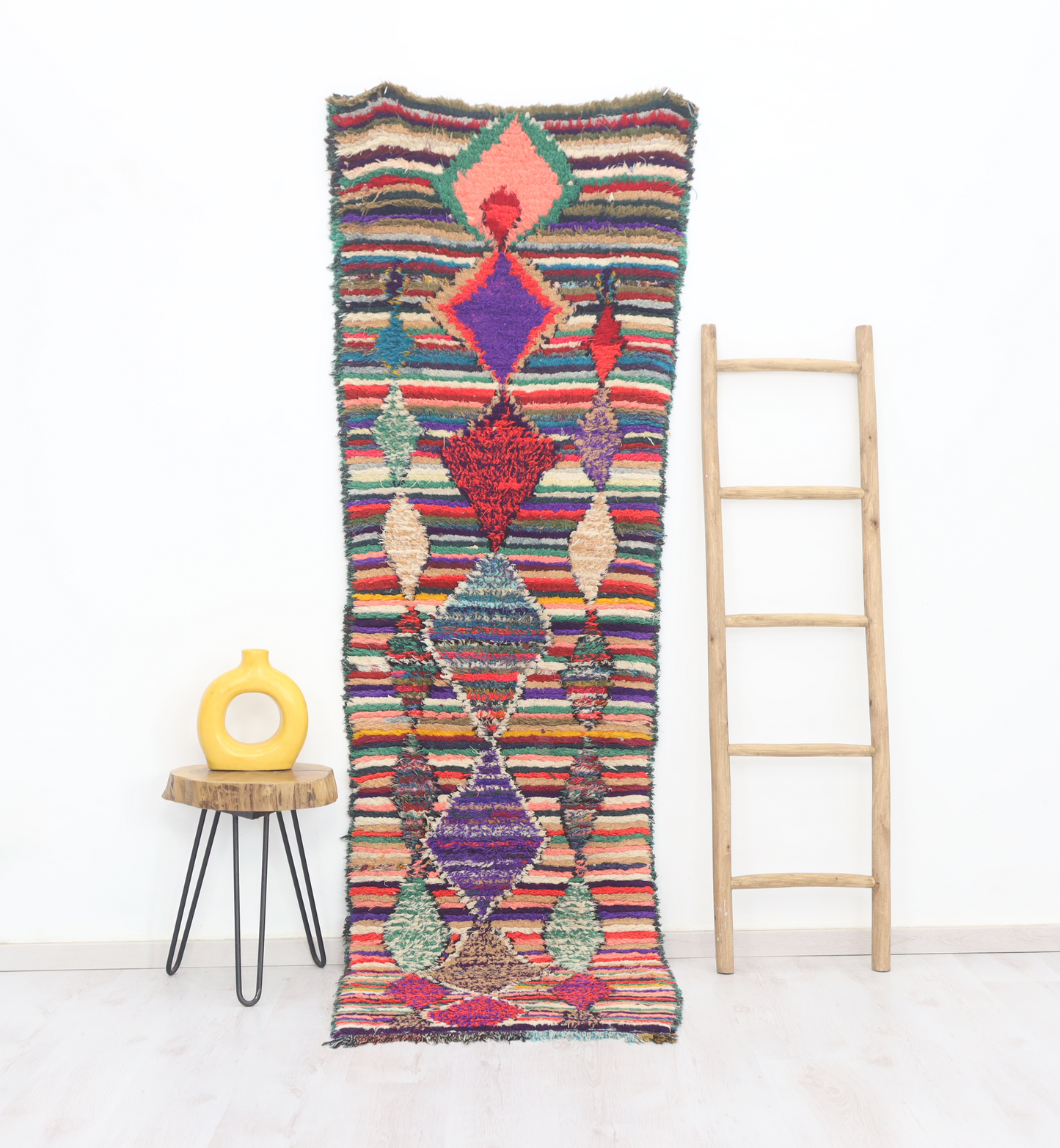 Kella  Moroccan Rug 2'6" x 8'2" - TrendAura