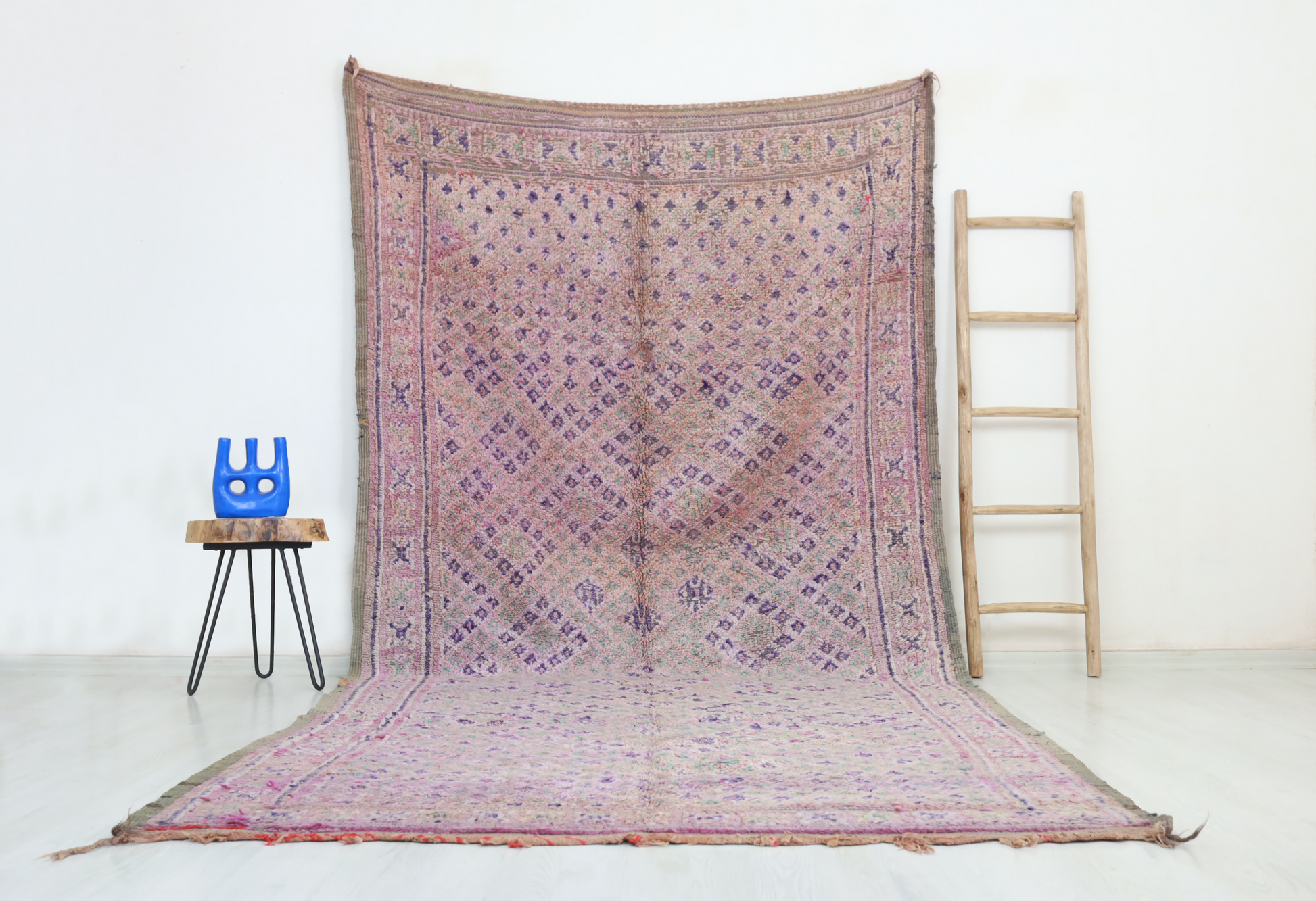 Iderzan Vintage Moroccan Rug  5'7" x12'0" - TrendAura