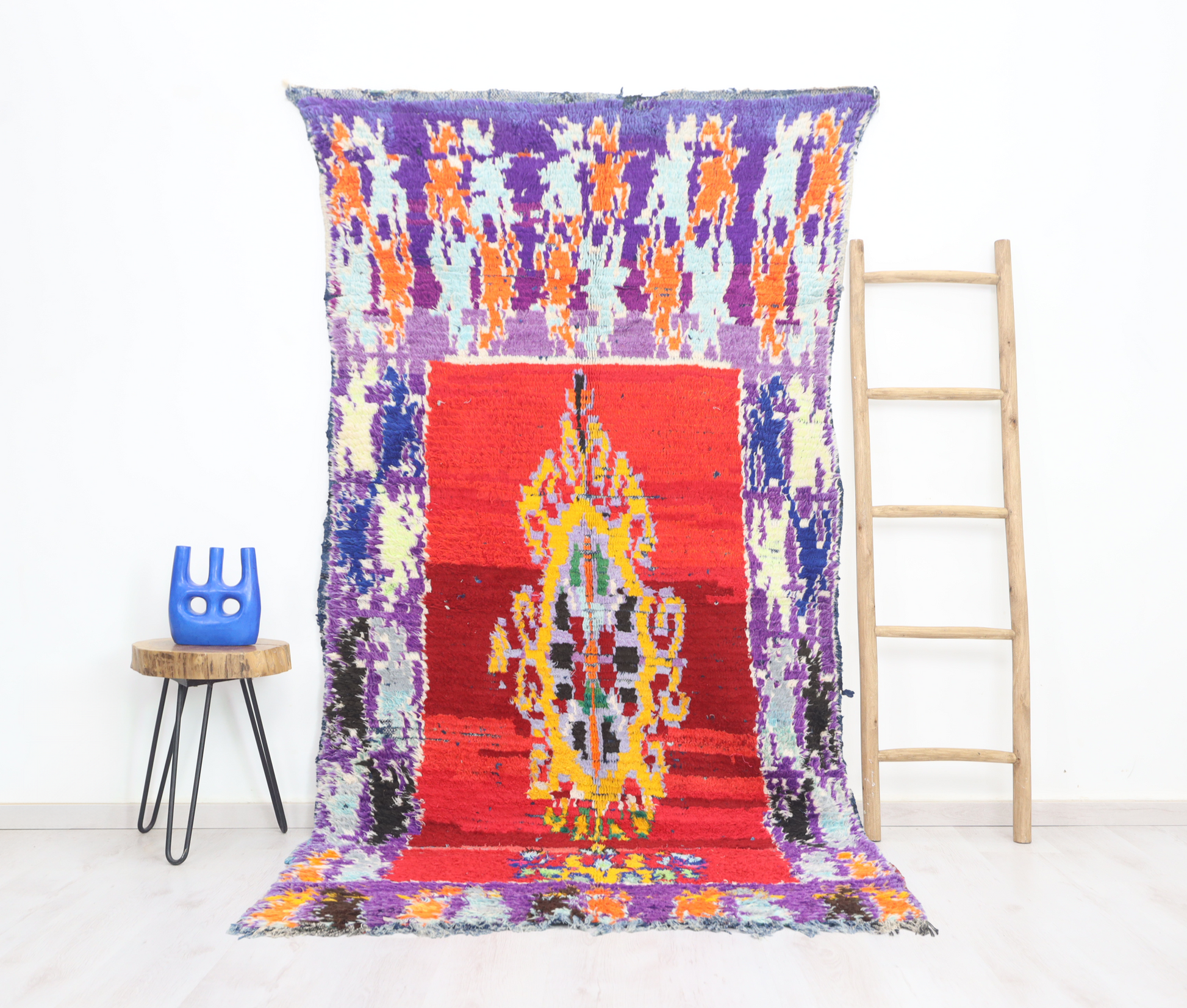 Ijja Moroccan Rug 4'0" x 8'3" - TrendAura