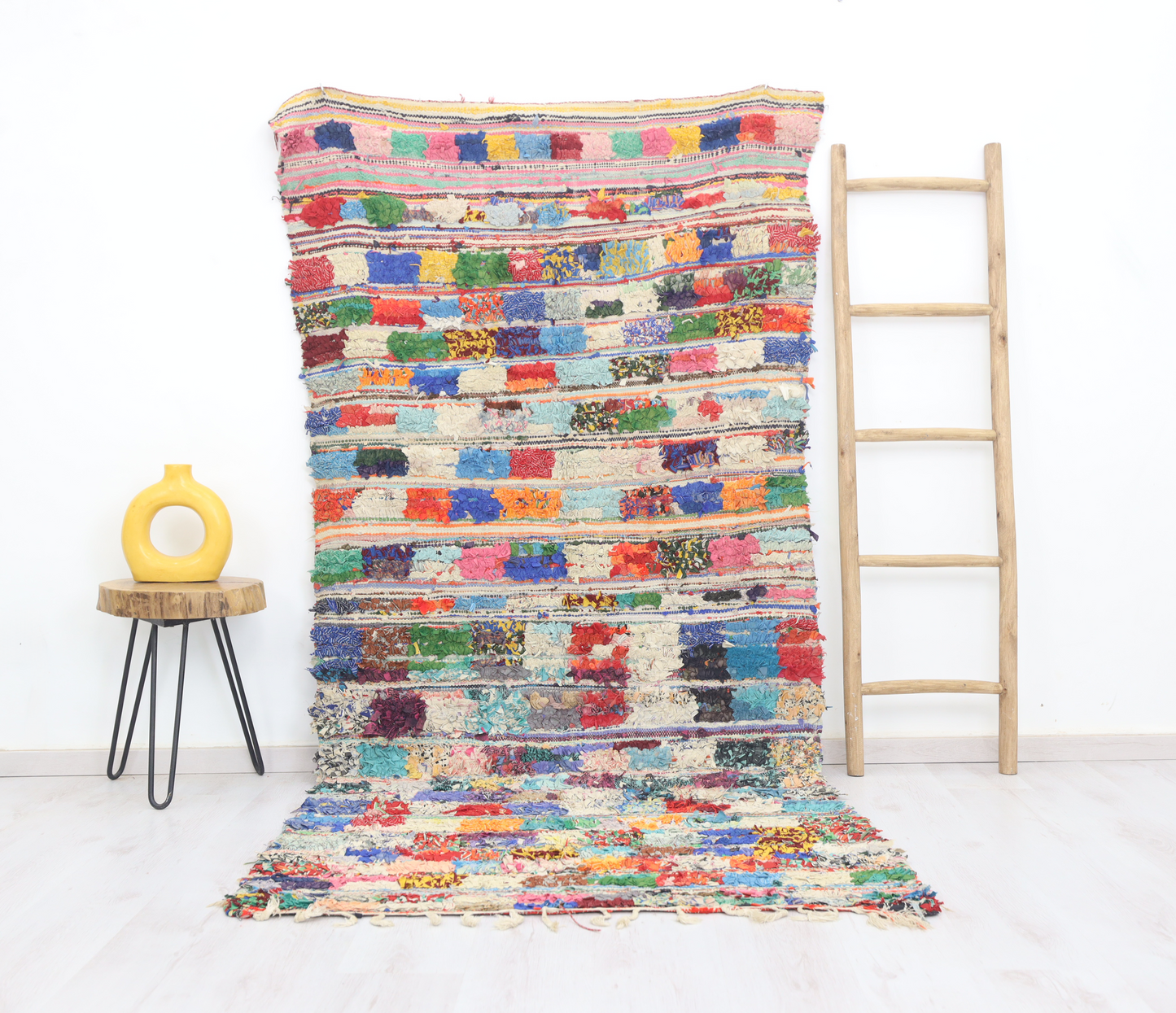 Addul Moroccan Rug 4'2" x 8'3" - TrendAura