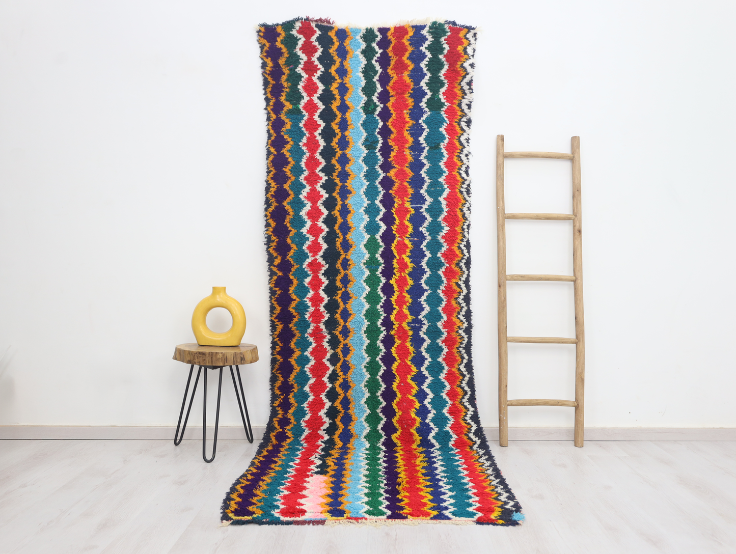 Tabrat  Moroccan Rug 3'4" x 9'5" - TrendAura