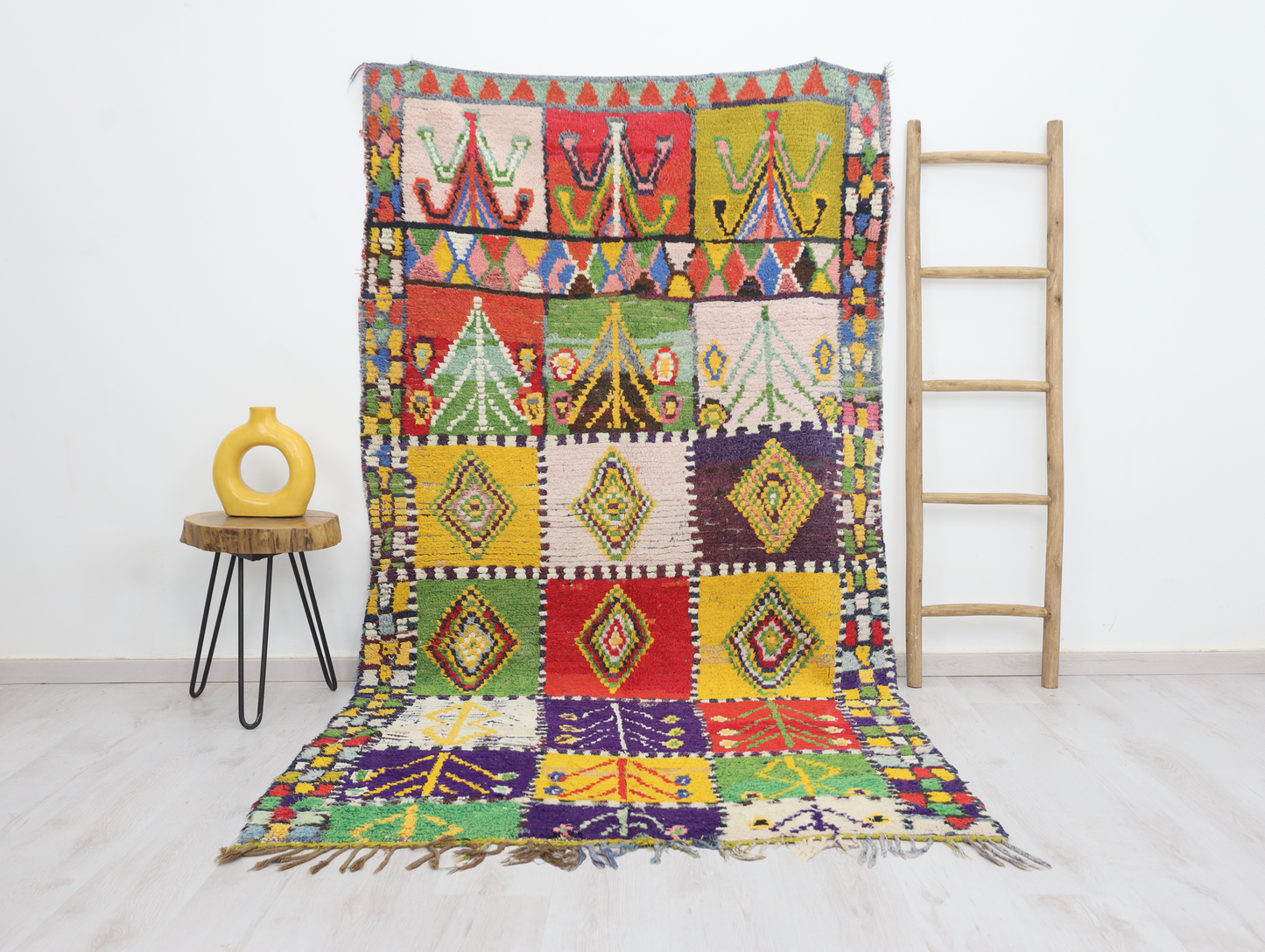 Tirfat Moroccan Rug 4'6" x 8'3" - TrendAura