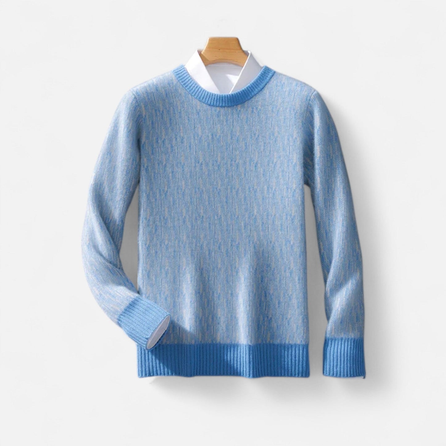 Ancient World | Men's Cashmere Sweater Classic Round Neck