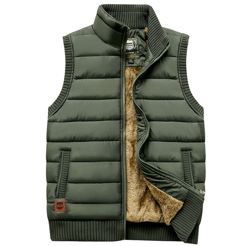 Levi Fleece Bodywarmer For Men Premium Insulated Quilted Vest Warm Winter Outerwear