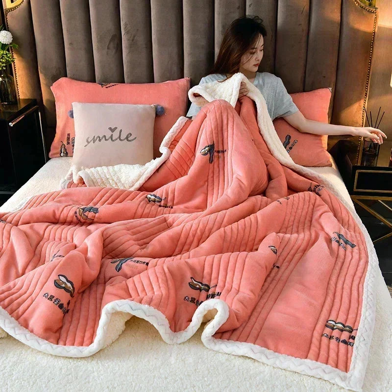 Cozy Floral Sherpa Throw Blanket For Home Use With Ultra Soft Warmth And Snuggle Ready Comfort
