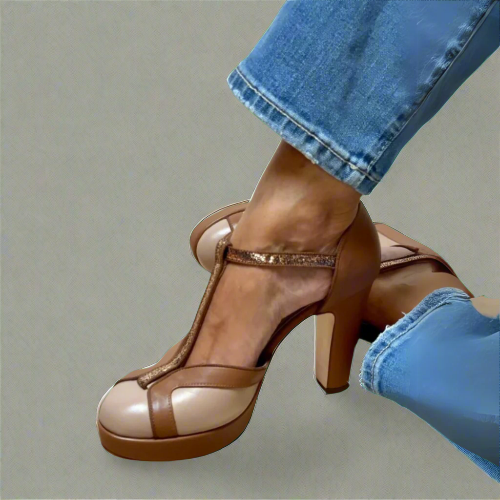 Elegant and Comfortable Heeled Sandals - TrendAura